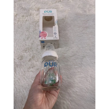 Bình sữa thuỷ tinh Pur cho bé 70ml/130ml/260ml - An toàn, không BPA, giảm giá 292.800 - 240.000