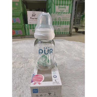 Bình sữa thuỷ tinh Pur cho bé 70ml/130ml/260ml - An toàn, không BPA, giảm giá 292.800 - 240.000