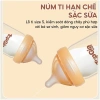 Bình sữa thuỷ tinh Topgia 180ml núm silicon mềm chống sặc giảm đầy hơi 24.500 VND 4