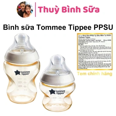 Bình Sữa Tommee Tippee Natural Start 150ml‑260ml nhựa PPSU cho bé, giá chỉ 355.000đ