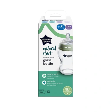 Bình sữa Tommee Tippee thuỷ tinh cổ xanh mẫu mới, van tiệt trùng lò vi sóng, 410k 9 Bình sữa Tommee Tippee thuỷ tinh cổ xanh mẫu mới, van tiệt trùng lò vi sóng, 410k 9