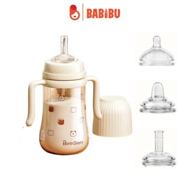 Bình sữa trẻ em 3 núm - Tập uống nước an toàn, thiết kế tiện lợi, giá 29.900 đồng