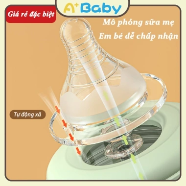 Bình sữa tự động cho bé nòng rộng 300ml free BPA - Dung tích lớn, giá ưu đãi 24.000₫ 2
