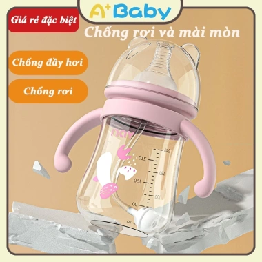 Bình sữa tự động cho bé nòng rộng 300ml free BPA - Dung tích lớn, giá ưu đãi 24.000₫ 4