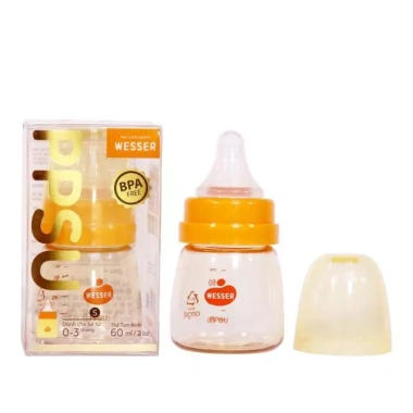 Bình sữa Wesser PPSU cổ hẹp mẫu mới 60/140/240ml, van chống sặc, giá chỉ 92.000 VND 10