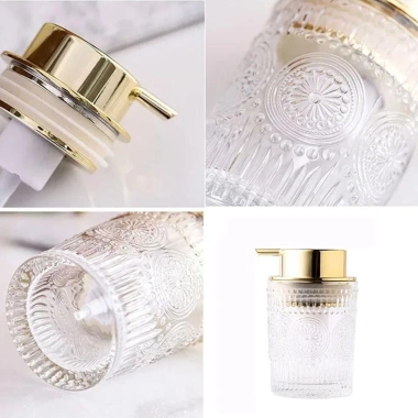 Bình tạo bọt bơm tay DYRUIDOJ - Hộp xà phòng xốp nạp lại thủy tinh 300ml/400ml, sang trọng, bền, chỉ 152.460₫ 5