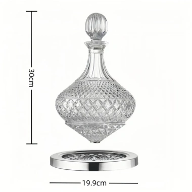 Bình thở rượu vang pha lê cao cấp 1.500ml đế xoay, rót wine glass sang trọng 9 Bình thở rượu vang pha lê cao cấp 1.500ml đế xoay, rót wine glass sang trọng 9