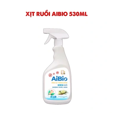 Bình thuốc xịt AIBIO 530ml - Chống ruồi muỗi, đuổi côn trùng sinh học, không mùi, 127k