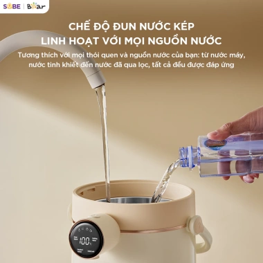 Bình Thủy Điện Bear EWB 5H30C60 3L - Giữ Nhiệt, Đun Nước, Cảm Ứng, Giá 1.48 triệu 7