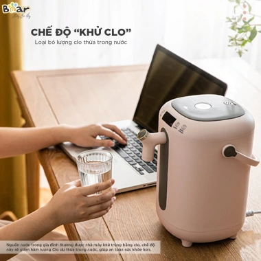 Bình Thủy Điện Bear KE B30V1 3L - Đun Sôi, Khử Clo, Giữ Ấm, Hẹn Giờ, 1,480,000₫ 4