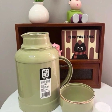 Bình Thủy Giữ Nhiệt Mini 1L - Phích Nước Nóng, Thiết Kế Nhỏ Gọn Tiện Lợi