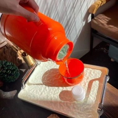 Bình Thủy Giữ Nhiệt Mini 1L - Phích Nước Nóng, Thiết Kế Nhỏ Gọn Tiện Lợi
