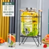 Bình Thuỷ Tinh 3,5L Đựng Nước và Ngâm Rượu, Vòi, Nắp Đậy, Kệ Gỗ Sang Trọng - Giải Nhiệt Mùa Hè 10