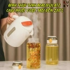 Bình thuỷ tinh cao cấp chia vạch, nắp bật tiện lợi, ống hút 750‑1.000ml – Giá 80.000₫
