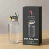 Bình thuỷ tinh cao cấp chia vạch, nắp bật tiện lợi, ống hút 750‑1.000ml – Giá 80.000₫ 9