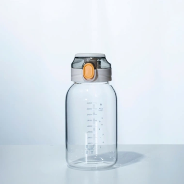 Bình thuỷ tinh cao cấp chia vạch, nắp bật tiện lợi, ống hút 750‑1.000ml – Giá 80.000₫ 10