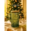 Bình Thủy Tinh CRISTA HOME 1L Vân Caro Nắp Tre - Decor Sang Trọng, Quà Tặng 365k 10