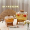 Bình thủy tinh đựng rượu 1L-5L kèm kệ gỗ dày dặn - vòi - Đồ ngâm sang chảnh 7