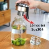 Bình thuỷ tinh pha trà có lõi lọc inox 304 tặng túi đeo, cọ vệ sinh, giá 180.000đ 3