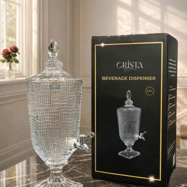 Bình Thủy Tinh Vân Lượi Crista Home 3.3L Cao Cấp MS60.204 - Giá Giảm 699k