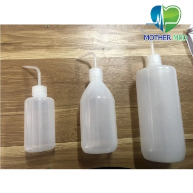 Bình tia nhựa PP 250‑1.000ml, vòi cong tiện, cho nước cất, dung dịch tẩy rửa