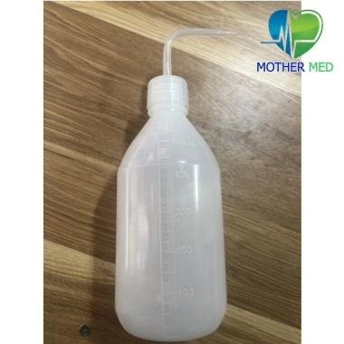 Bình tia nhựa PP 250‑1.000ml, vòi cong tiện, cho nước cất, dung dịch tẩy rửa
