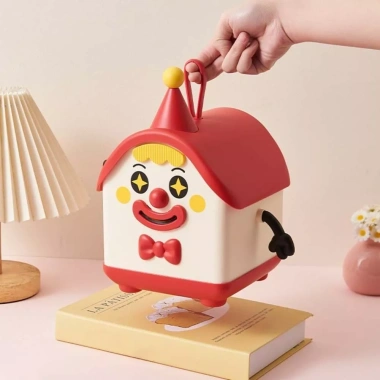 Bình tiết kiệm tiền xu NLINNI – Ngôi nhà Joker dung tích lớn, hộp nhựa bền cho trẻ 8