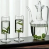 Bình trà thủy tinh Borosilicate trong suốt chịu nhiệt Kiểu cổ điển giá 99.000₫ 3