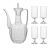 Bình trà thủy tinh Borosilicate trong suốt chịu nhiệt Kiểu cổ điển giá 99.000₫ 7