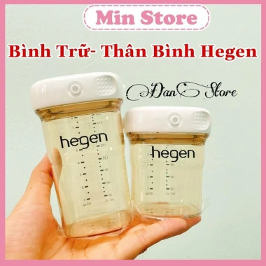 Bình trữ sữa Hegen chính hãng 150ml-330ml - Thân bình bền, giá ưu đãi 180.000 VND