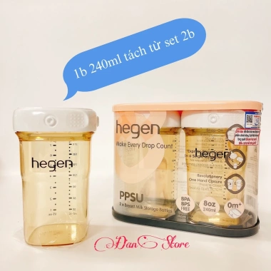 Bình trữ sữa Hegen chính hãng 150ml-330ml - Thân bình bền, giá ưu đãi 180.000 VND 4