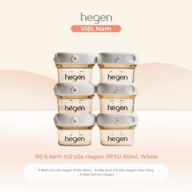 Bình trữ sữa Hegen PPSU 60-240ml - bộ 1-6 bình tiện lợi, an toàn, giảm giá 429k 4
