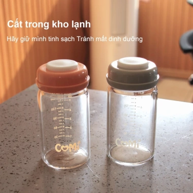 Bình Trữ Sữa Thủy Tinh COMI 180ml-240ml - Lý Tưởng Cho Mẹ và Bé, Giá 78.044 VNĐ 7 Bình Trữ Sữa Thủy Tinh COMI 180ml-240ml - Lý Tưởng Cho Mẹ và Bé, Giá 78.044 VNĐ 7