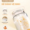 Bình Trữ Sữa Thủy Tinh Emoon 180ml Cổ Rộng Chịu Nhiệt An Toàn cho Sơ Sinh 99.000đ 2