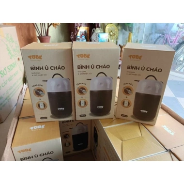 Bình ủ cháo giữ nhiệt Tobe 900ml - Mini, giữ ấm lâu, giảm giá 400.000đ
