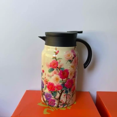 Bình ủ trà 1.500ml Vintage giữ nhiệt, ấm pha trà kèm lưới lọc tiện lợi - giá 205k 3