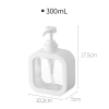 Bình Vuông Trắng Đựng Dầu Gội, Nước Rửa Chén, Sữa Tắm - Chai Nhựa Suốt, Giá 15.400₫ - VTB Shop 4