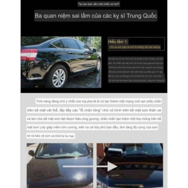 Bình xịt AUTOMOTIVE COATING phủ nano chống nước kính - bảo vệ sơn xe ô tô, chỉ 110.000₫ 4 Bình xịt AUTOMOTIVE COATING phủ nano chống nước kính - bảo vệ sơn xe ô tô, chỉ 110.000₫ 4
