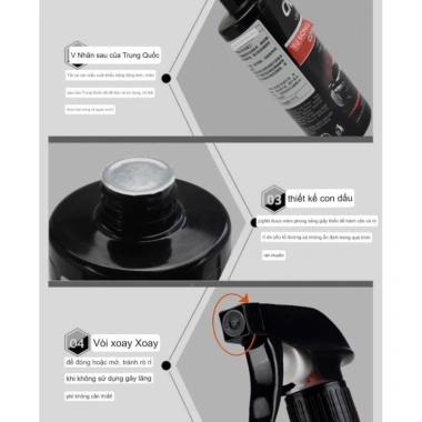 Bình xịt AUTOMOTIVE COATING phủ nano chống nước kính - bảo vệ sơn xe ô tô, chỉ 110.000₫