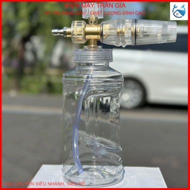 Bình Xịt Bọt Tuyết Rửa Xe Hơi Áp Suất Cao Trong Suốt Chính Hãng - Giá Ưu Đãi 68k