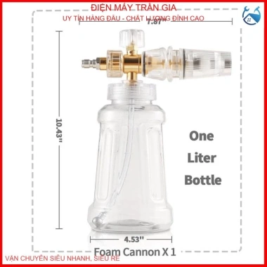 Bình Xịt Bọt Tuyết Rửa Xe Hơi Áp Suất Cao Trong Suốt Chính Hãng - Giá Ưu Đãi 68k 5 Bình Xịt Bọt Tuyết Rửa Xe Hơi Áp Suất Cao Trong Suốt Chính Hãng - Giá Ưu Đãi 68k 5
