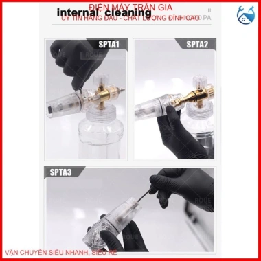Bình Xịt Bọt Tuyết Rửa Xe Hơi Áp Suất Cao Trong Suốt Chính Hãng - Giá Ưu Đãi 68k