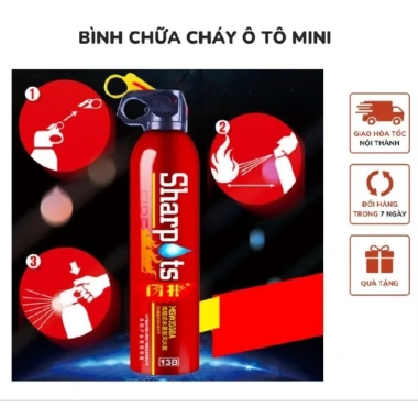 Bình Xịt Chua Chay Mini Đa Năng cho Ô Tô, Nhà Bếp: Giá 78.000 VND, giảm 20%