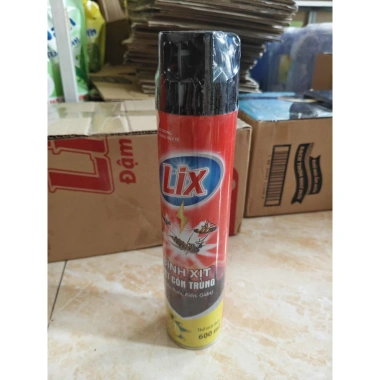 Bình xịt diệt côn trùng Lix hương Cam-Chanh 600ml - Giá 65.000, thơm mát