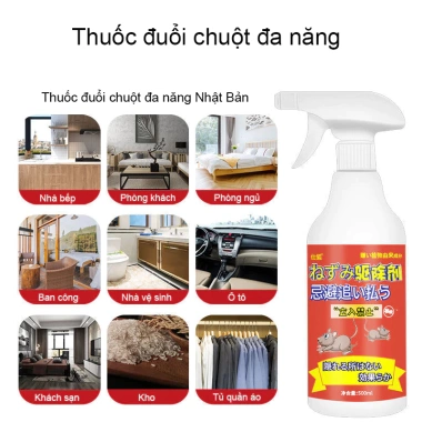Bình Xịt Đuổi Chuột Công Nghệ Nhật 500ml - Hiệu Quả, An Toàn, Giảm Giá 23% 4