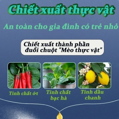 Bình Xịt Đuổi Chuột Công Nghệ Nhật 500ml - Hiệu Quả, An Toàn, Giảm Giá 23% 7