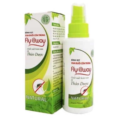 Bình xịt đuổi muỗi Fly@Way 60ml & 100ml - Phòng muỗi nhanh, an toàn, giá 30.000₫