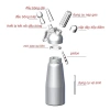 Bình xịt kem tươi inox Whipper 500ml - Nhiều màu, không viên gas, giá 329.990₫ 6