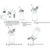 Bình xịt kem tươi inox Whipper 500ml - Nhiều màu, không viên gas, giá 329.990₫ 7