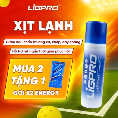 Bình Xịt Lạnh Ligpro 200ml - Giảm Đau, Phục Hồi Nhanh, Giảm Căng Cơ, An Toàn, 145.000đ